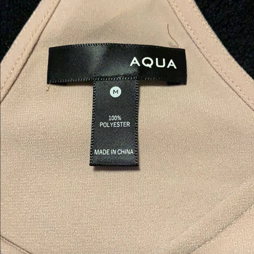 BNWT Aqua Bloomingdale’s Ruffle Front High Low Tank Top M Blush ⭐️ HOST PICK! - Picture 7 of 7